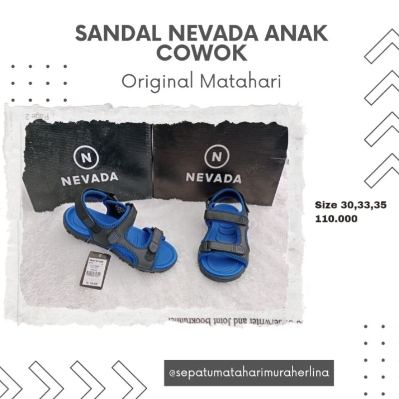 Sandal Nevada Anak Cowok