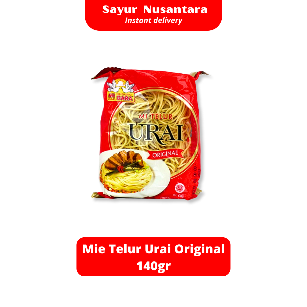 

Mie Telur Urai Original 140gr - Sayur Nusantara