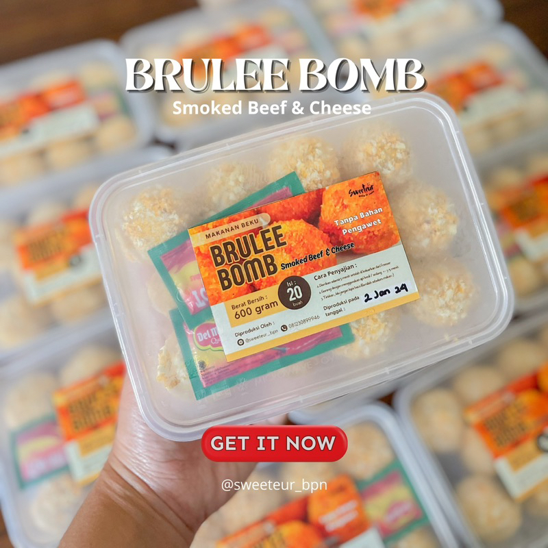 

BRULEE BOMB FROZEN ( silahkan chat untuk cek stock )