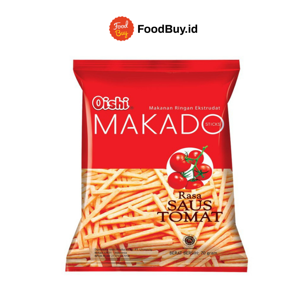 

Oishi Makado Rasa Saos Tomat 60gr