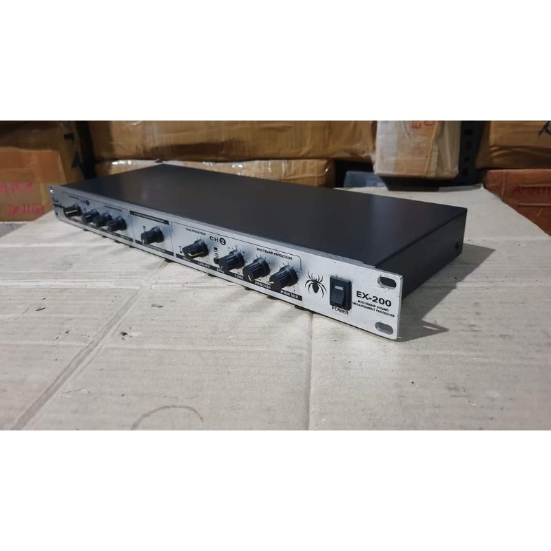 audio prosesor black spider ex200 second normal siap pakai