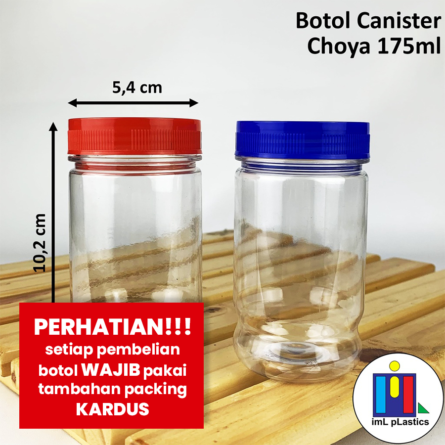 Toples Sambal PLASTIK / Toples Bumbu / Botol Sambal / Toples Plastik PET 175ml - 1 pcs