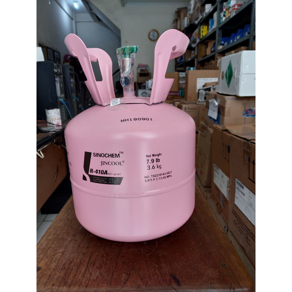 FREON R410 3KG JINCOOL SINOCHEM - Jual freon 3kg R410 SINOCHEM JINCOOL
