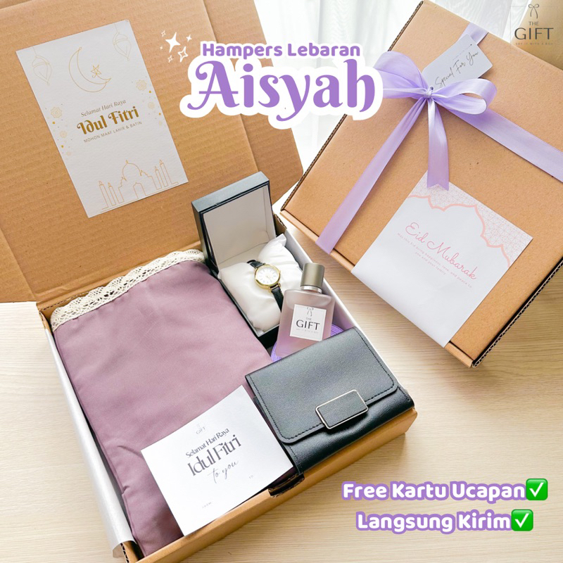 

Hampers Lebaran Wanita | Kado Perangkat Sholat Hadiah Idul Fitri Ulang Tahun Wisuda