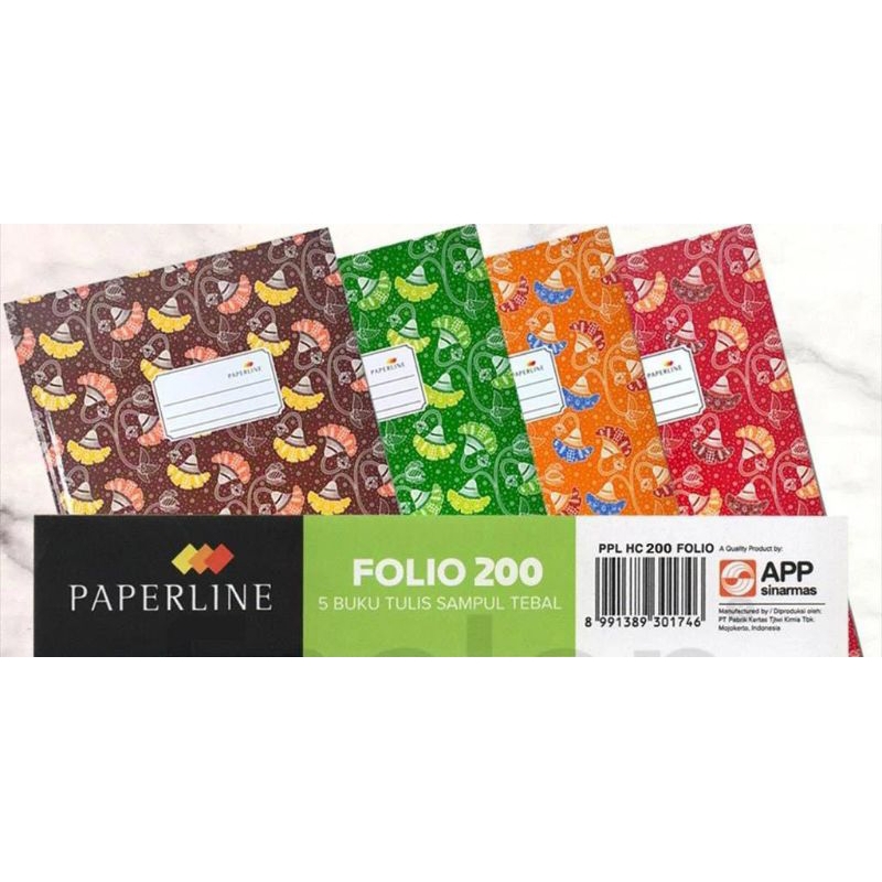 

Paperline Buku Folio isi 200 Lembar (1 Pcs)