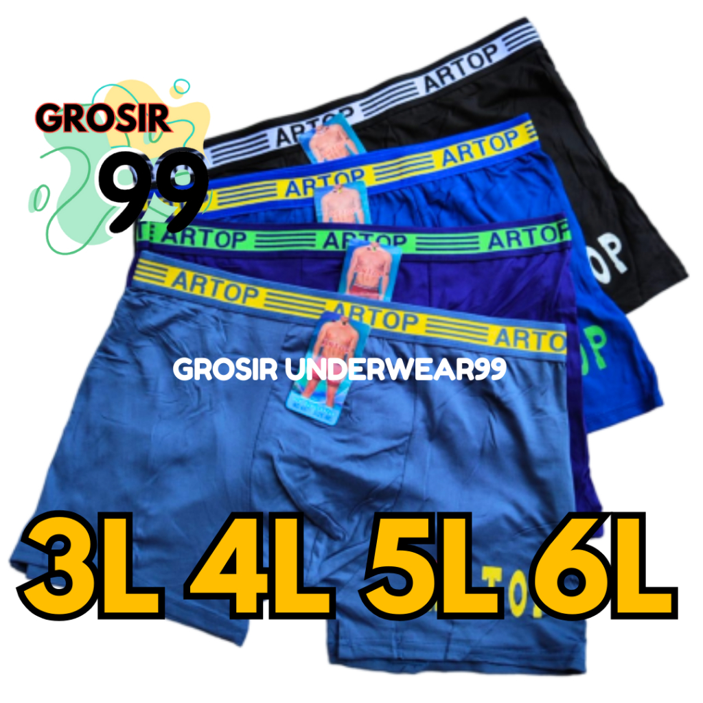 Boxer pria JUMBO / CD BOXER Artop JUMBO PREMIUM Boxer ukuran BIG SIZE PREMIUM