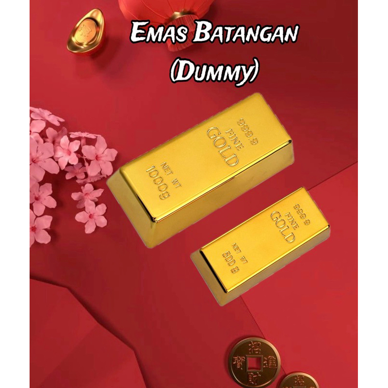 DEKORASI EMAS BATANGAN (PALSU) 500g - 1000g