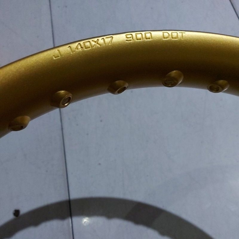 velg tdr 140 ring 17 gold U shape
