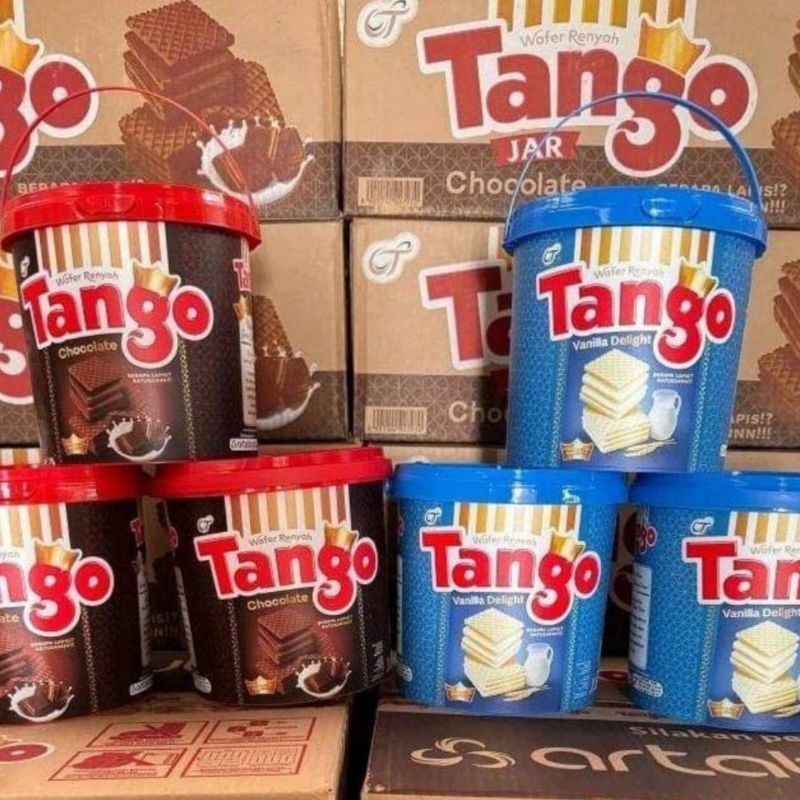 

Wafer Tango Jar 6 Toples Grosir Kartonan Vanilla Coklat