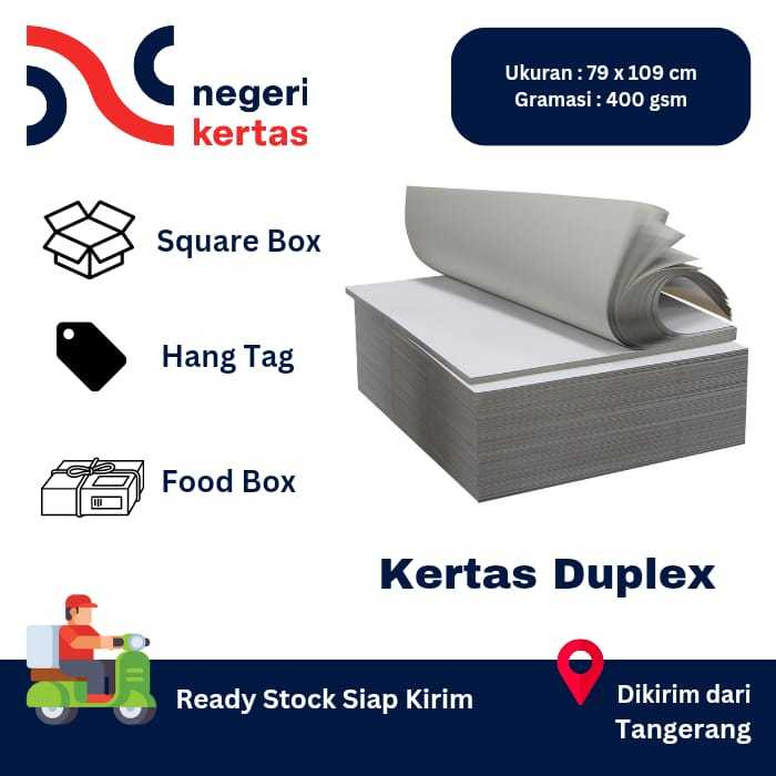 

KERTAS DUPLEX 400 GSM (79 x 109 CM) (10 LEMBAR)