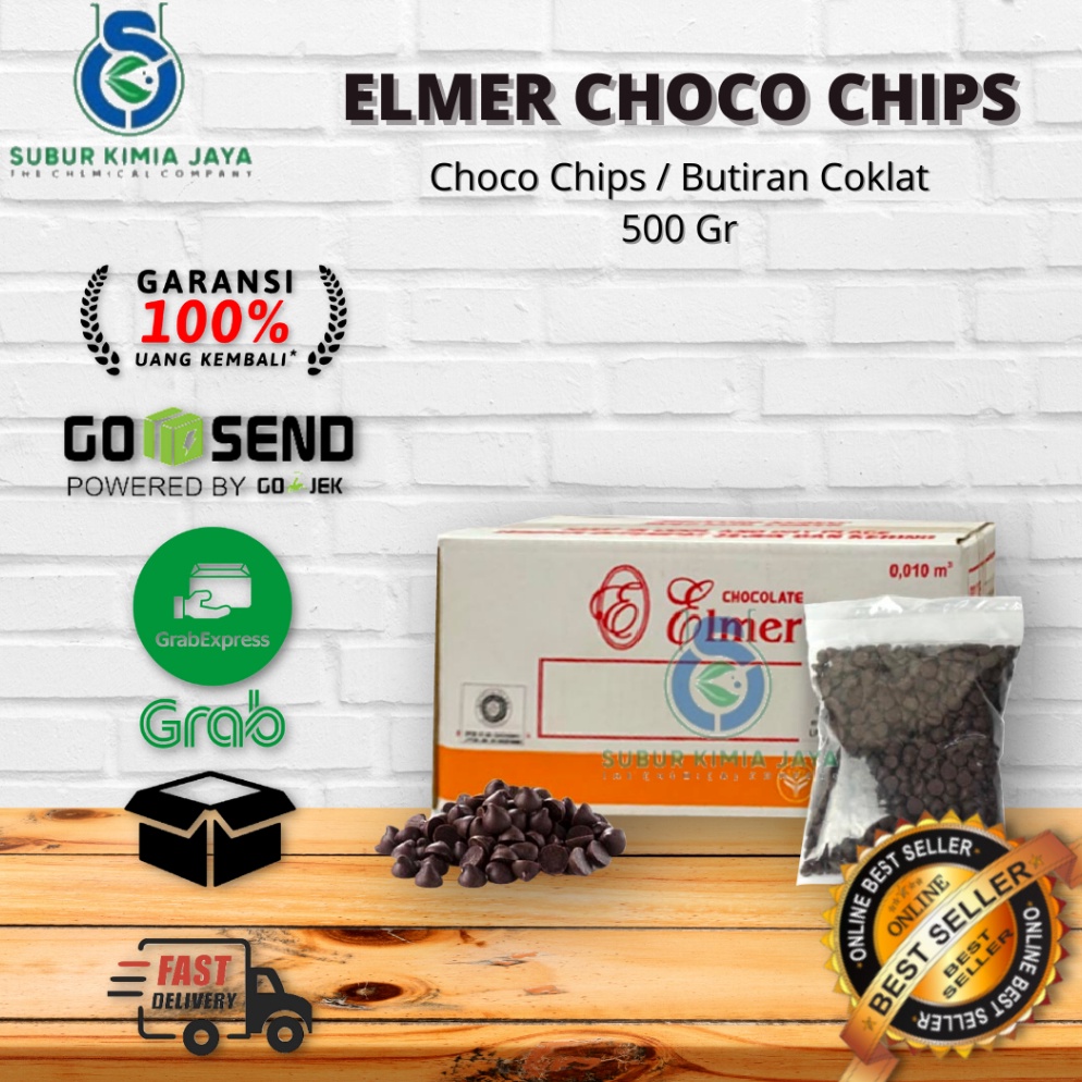 

RHW444 Dikon Elmer Choco Chips 5 Gr Butiran Coklat Cone Chochips All Varian