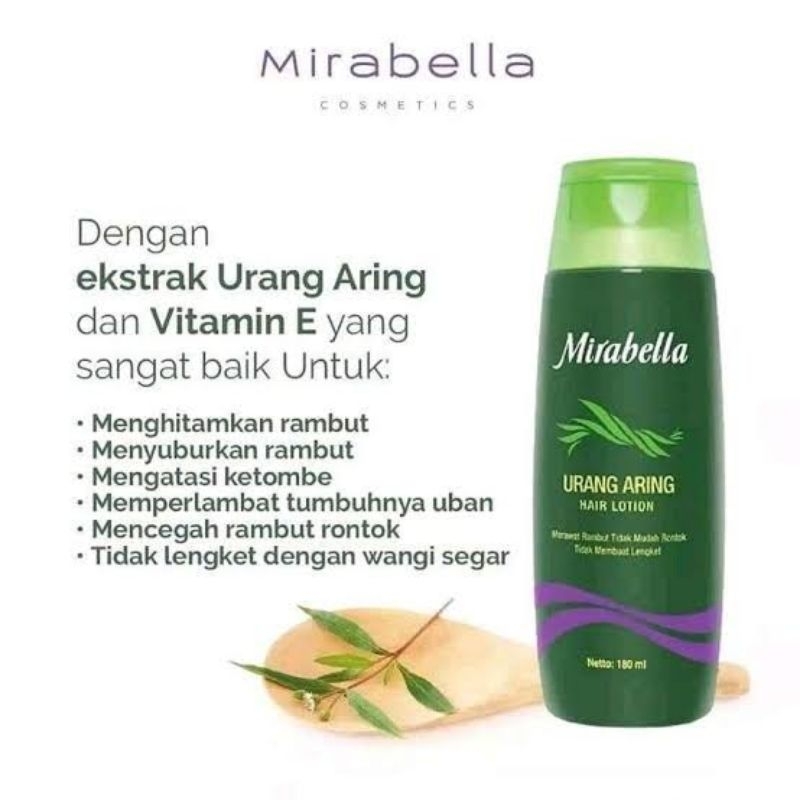 Mirabella Urang Aring Hair Lotion 180ml ORIGINAL-BPOM