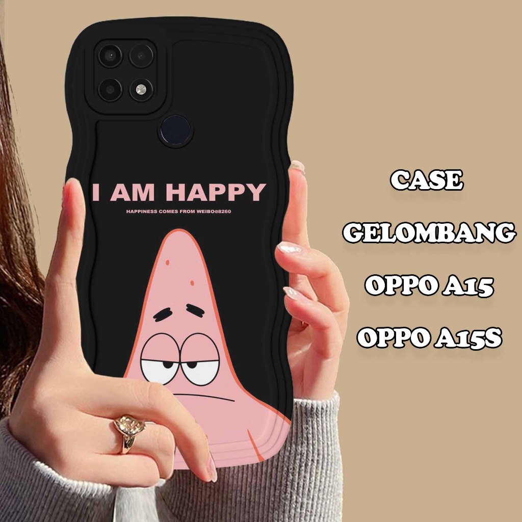 Soft Case GELOMBANG Hp Oppo A15/A15S - Oppo A15/A15S - Case Pro Camera - Fashion Case Motif Cartton 