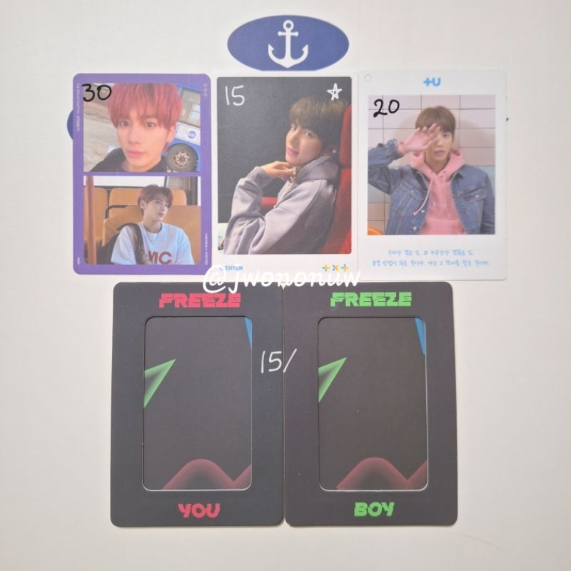 photocard txt tdc star eternity minisode 1 blue hour tcc freeze fight or escape - soobin beomgyu tae
