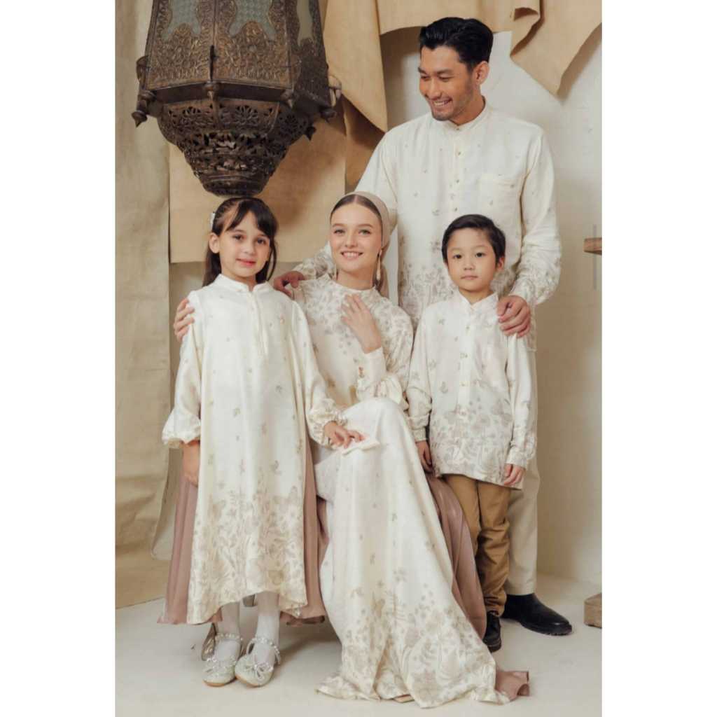 Harlowkids Family Set Leonard | Family Set Lebaran 2024 | Baju Couple Keluarga | Baju Muslim Couple 