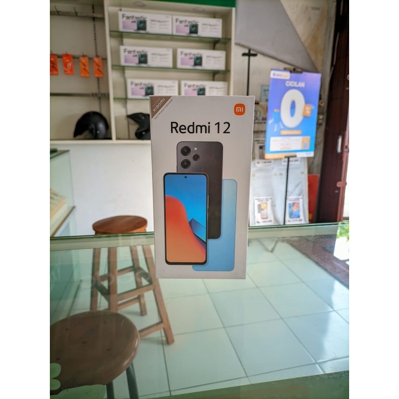 [BARU] Xiaomi Redmi 12 Ram 8Gb Internal 128Gb [GARANSI RESMI] _ BLACK