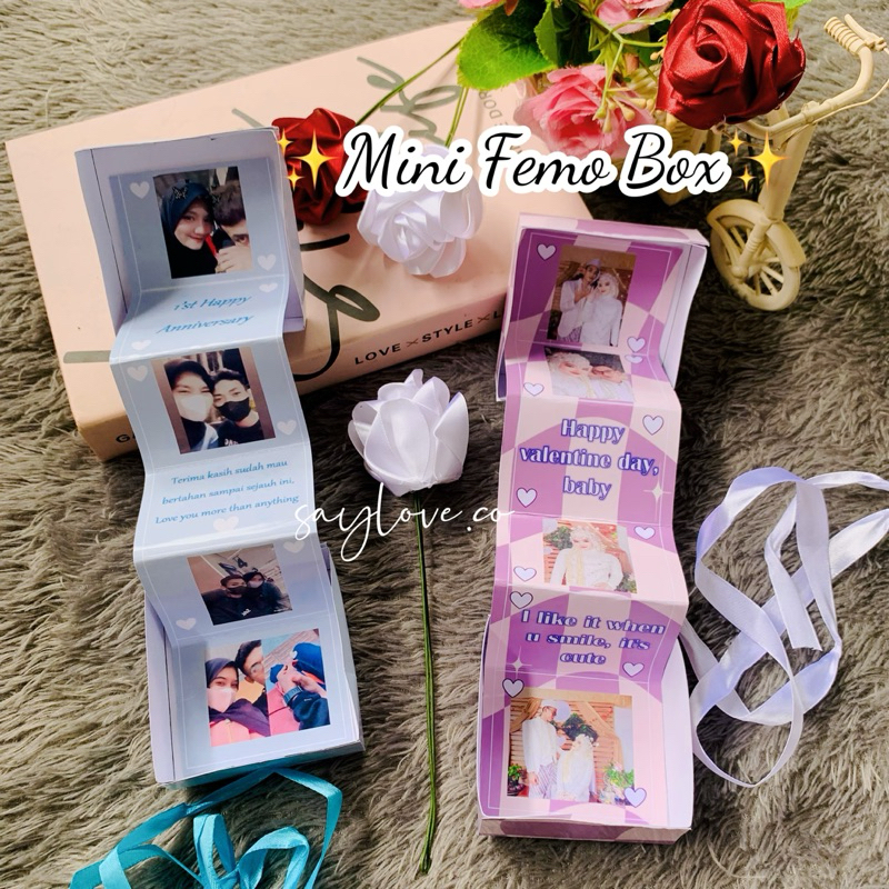 

[ NALUXX.CO] Kado Pacar MINI FEMO BOX FREE GELANG COUPLE INISIAL