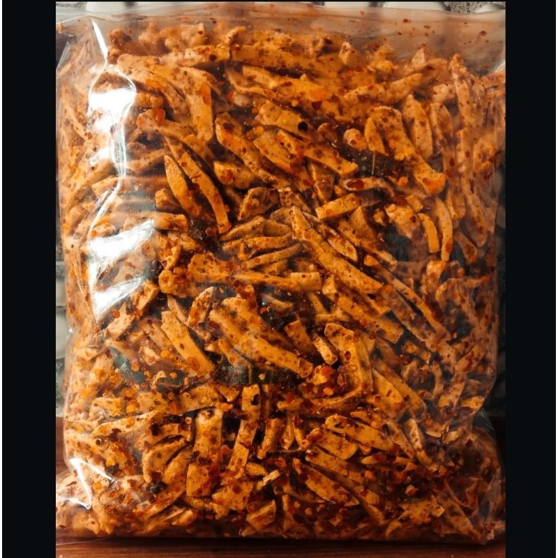 

Basreng pedas daun jeruk Kemasan 250gram & 100gram