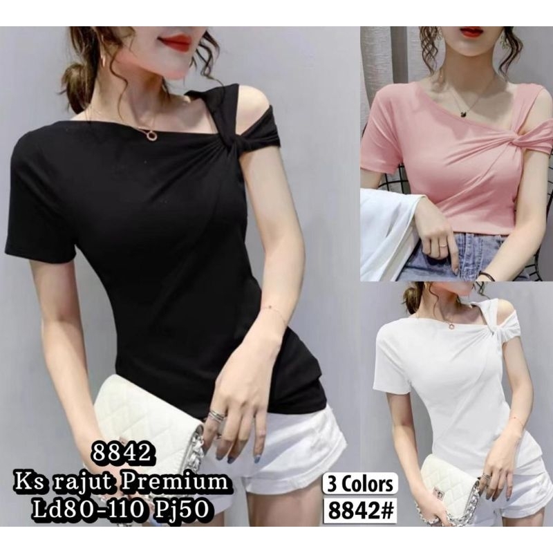 LF 8842 KAOS IMPORT SABRINA BAHAN RAJUT