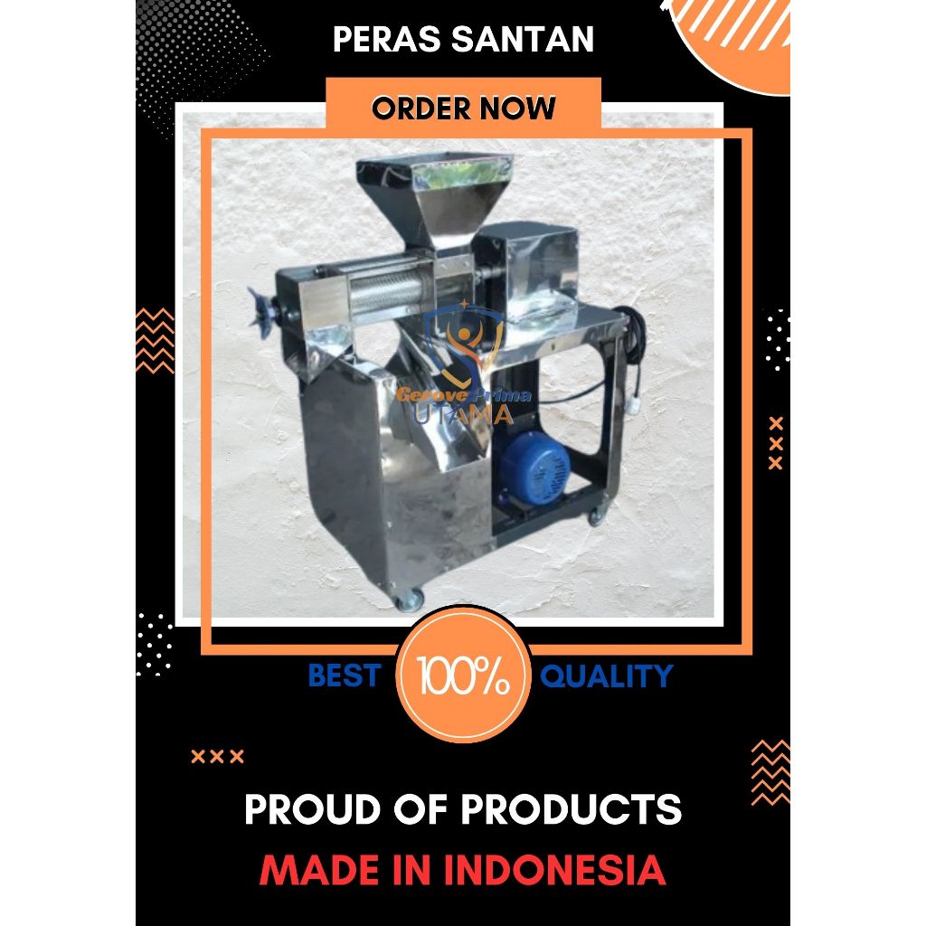 Mesin Peras Santan - Pemeras Santan - Peras Kelapa