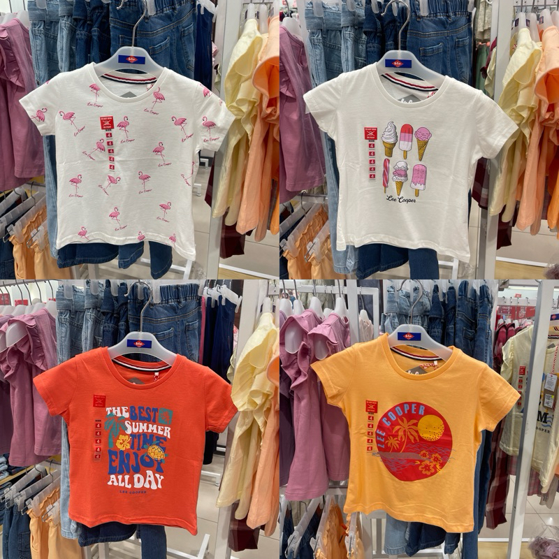 LEE COOPER KIDS - NEW Kaos Anak Perempuan (4-12 Tahun)
