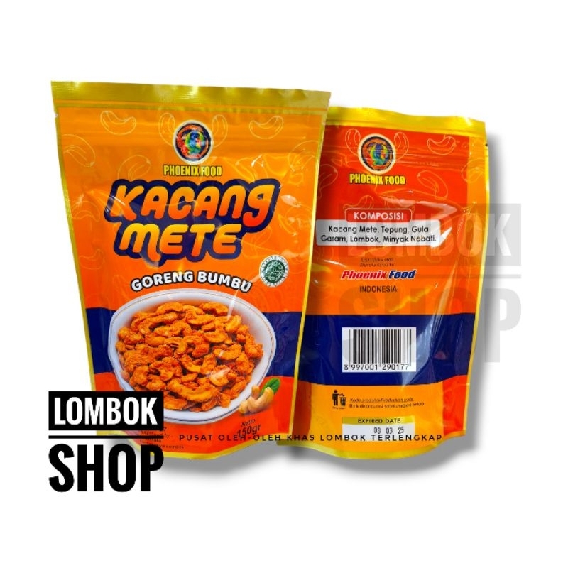 

Kacang Mete Bumbu Phoenix Khas Lombok 150 Gram