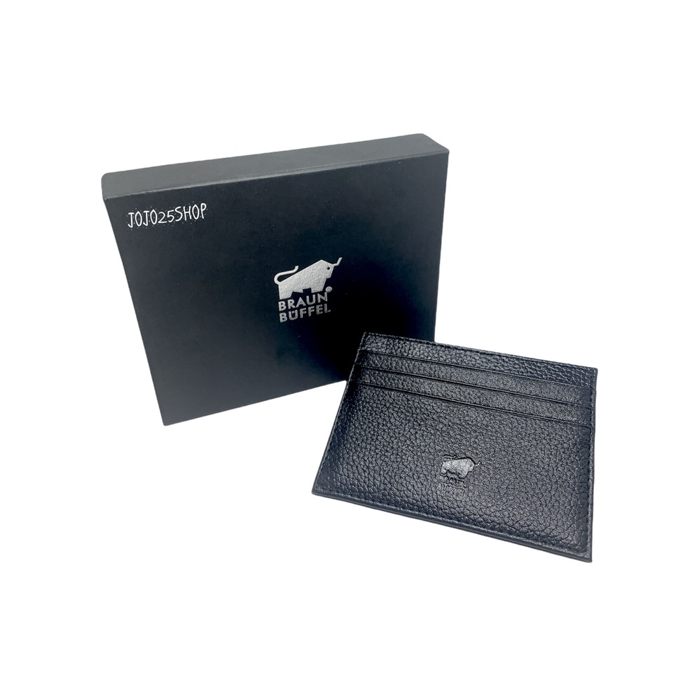 Harga Spesial DOMPET KARTU  CARD HOLDER KULIT ASLI PRIA WANITA BRANDED BB 57 HITAM