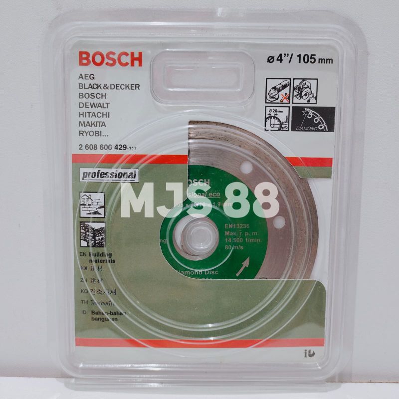 DIAMOND WHEEL BOSCH WET (729) 4"/MATA GERINDA POTONG KERAMIK GRANITE BOSCH BASAH