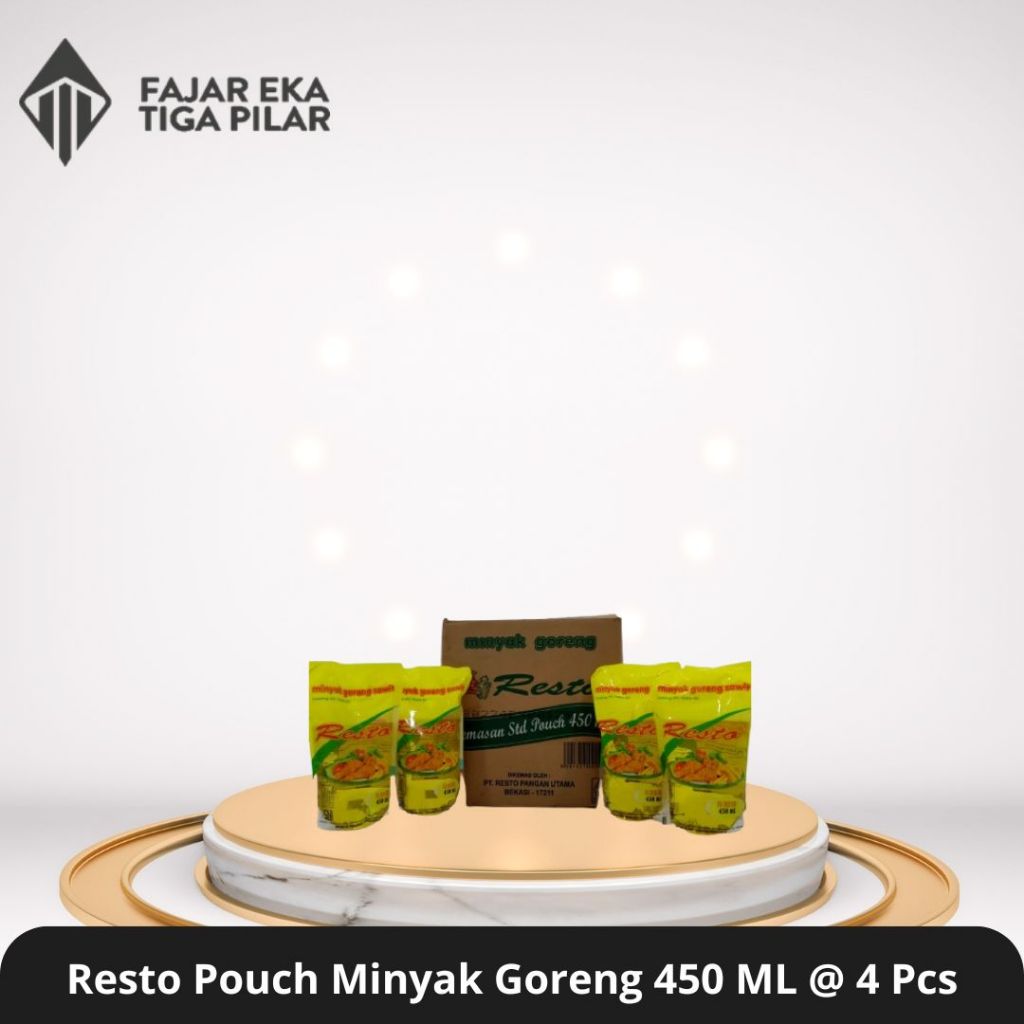 

Resto Minyak Goreng 450 ML Pouch @ 4 Pcs