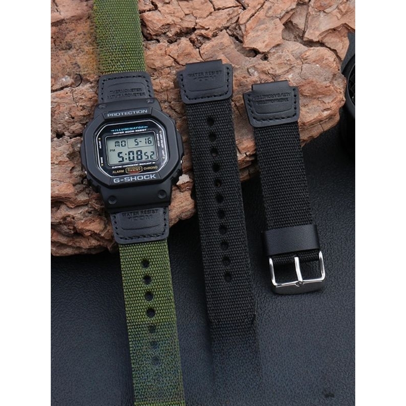 Tali Jam Kanvas Casio ae 1000 casio AE 1200 SGW 300 Strap nilon casio iluminator ae1000