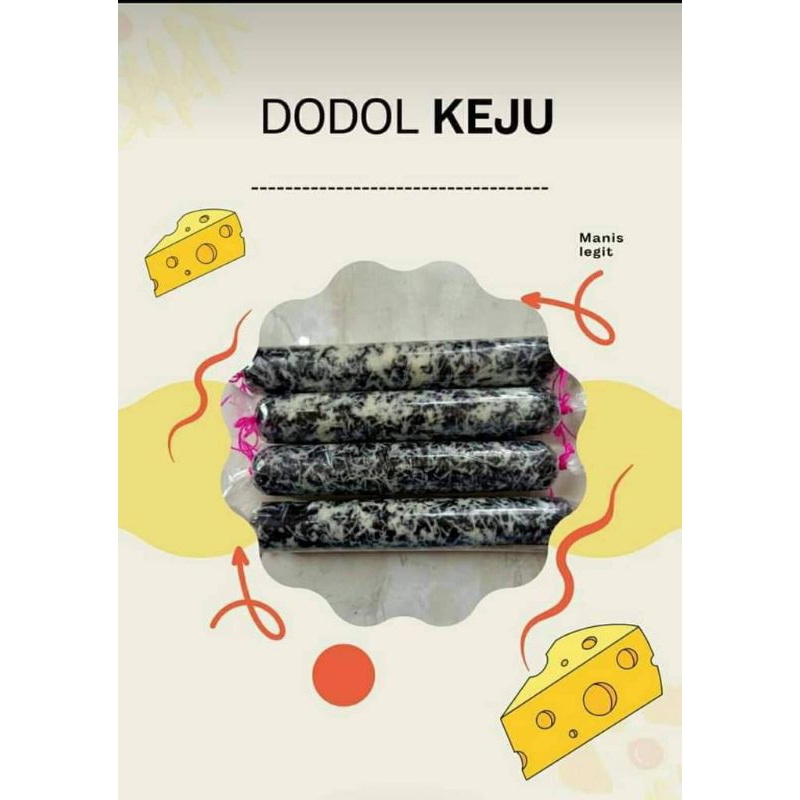 

Dodol Betawi Rasa Keju 1Kg (4Lenjer)