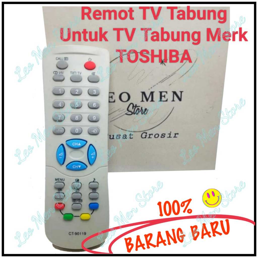 Remot TV~Remot TV Tabung~Untuk TV Tabung TOSHIBA~PUTIH~BARU