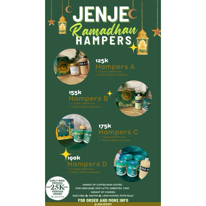 

Ready Hampers Jenje Paket D Idul fitri Murah