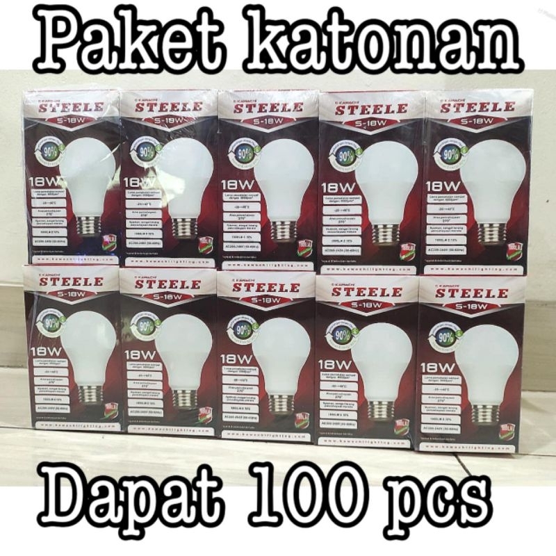 BOHLA LED / LAMPU LED KAWACHI SETEELE PAKET 100  PCS