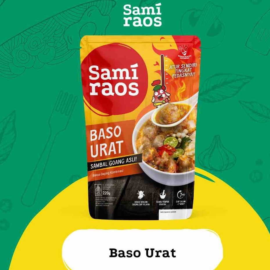 

Baso Urat Sambal Goang Samiraos | Bakso Urat Pedas Instant Murah
