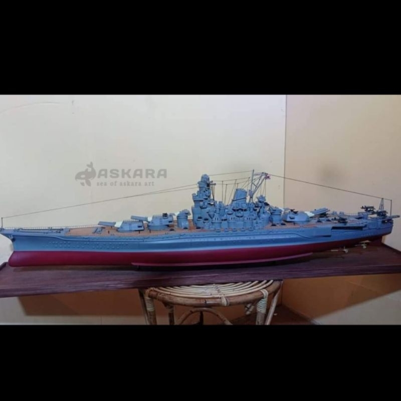 Miniatur Kapal Perang / Battleship IJN Yamato