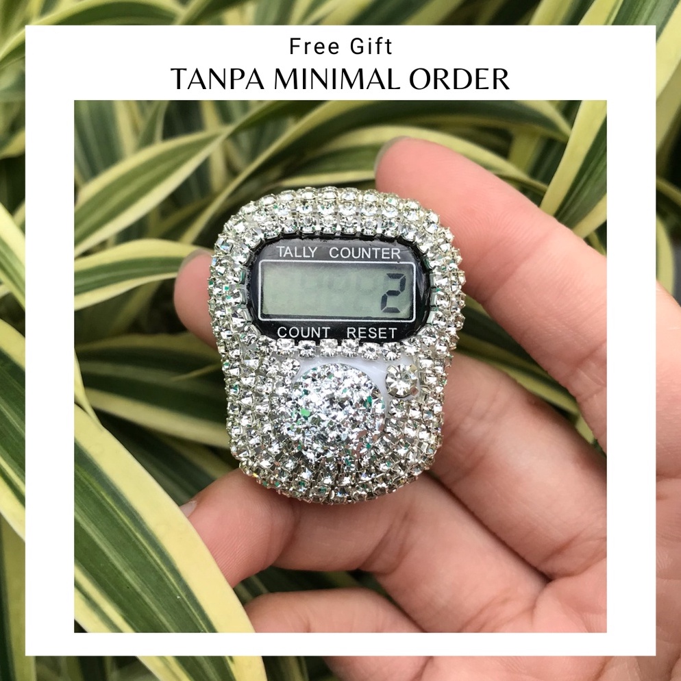 Paling Diminati Tasbih digital swarovski premium  Tasbih digital cantik  Tasbih digital led  Tasbih 