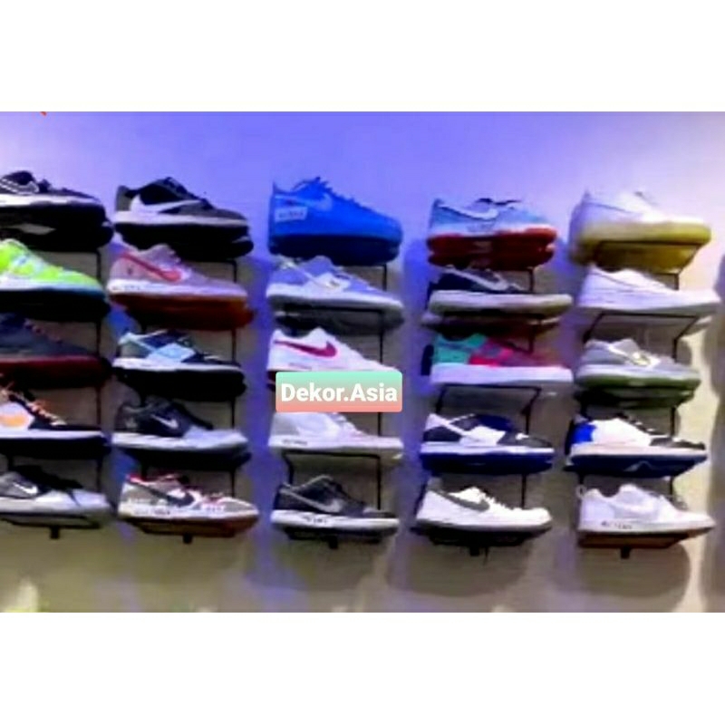Rak sepatu serbaguna/Rak sepatu sandal tingkat5.Display sepatu.Rak sepatu besi