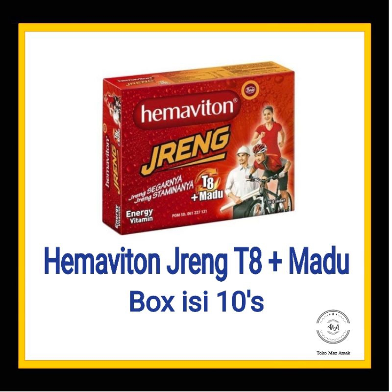 

Hemaviton jreng T8 + Madu box isi 10's