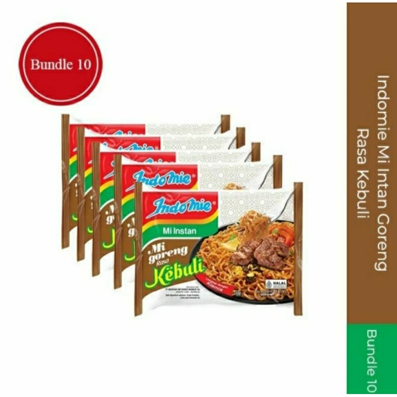 10 Pcs - Indomie Goreng Rasa Kebuli
