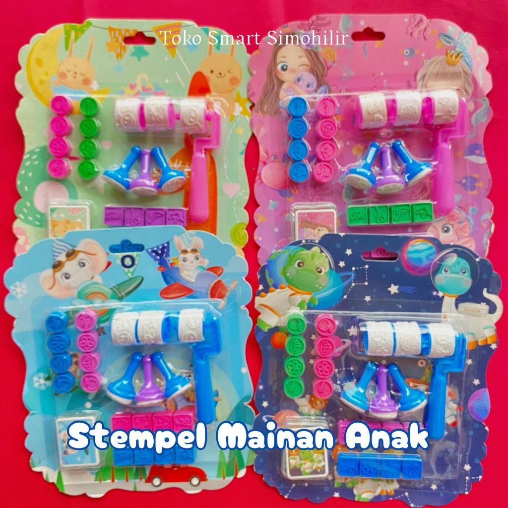 

1 SET STEMPEL MAINAN ANAK