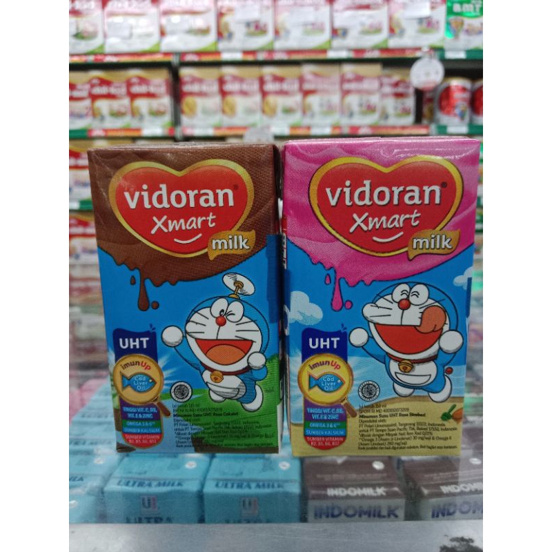 

Vidoran Uht 110ml coklat straw madu vanila 1karton [40pcs]