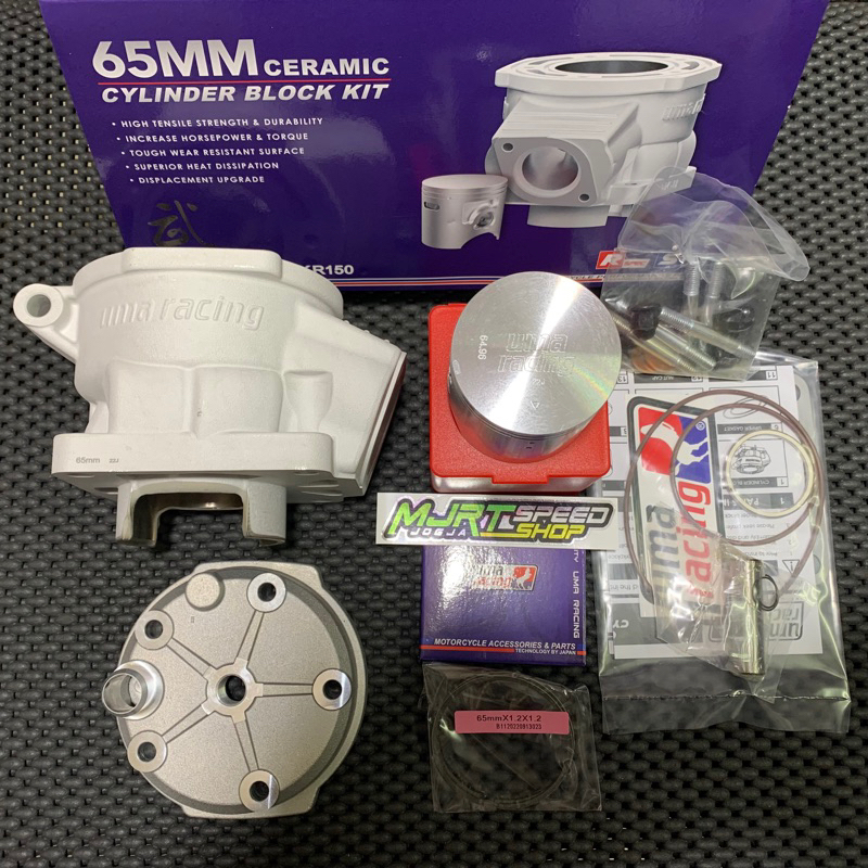 BARANG LANGKA BLOK 65MM UMA RACING FOR KAWASAKI NINJA150 R -RR-SS-KIS
