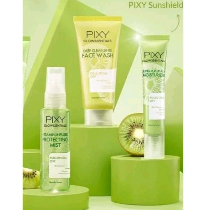 PAKET PIXY Glowssentials Pollution Off Skincare Step (3 pc)
