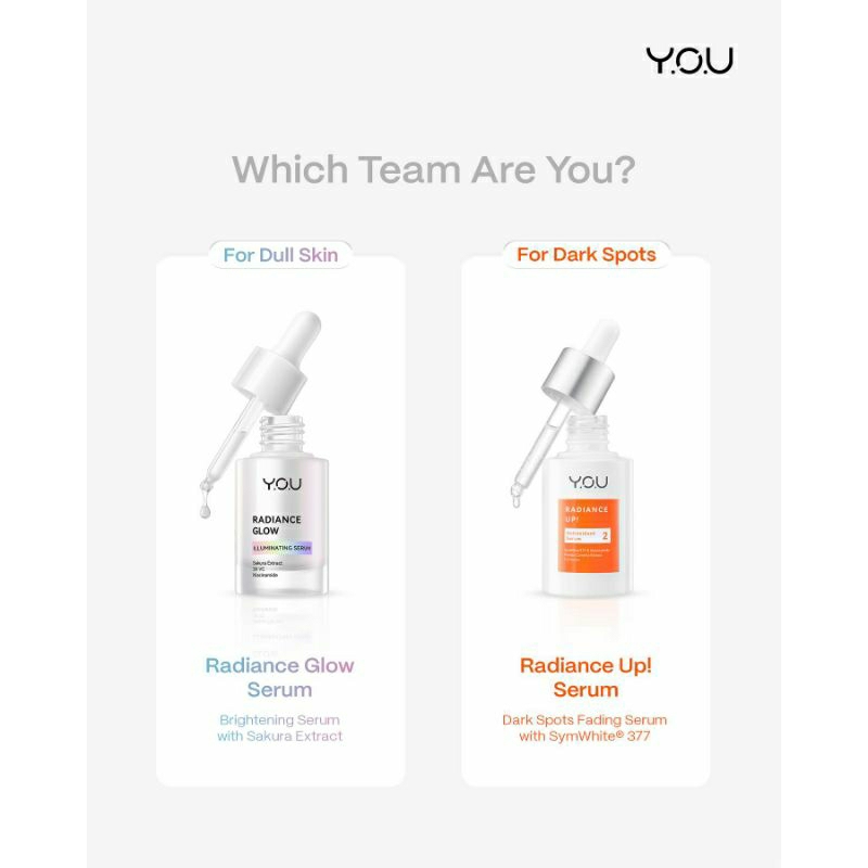 YOU RADIANCE GLOW SERUM & RADIANCE UP SERUM