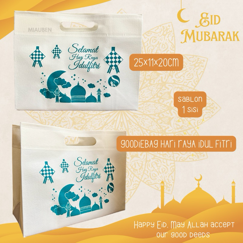 

Goodiebag brownies edisi idul fitri 25x11x20cm