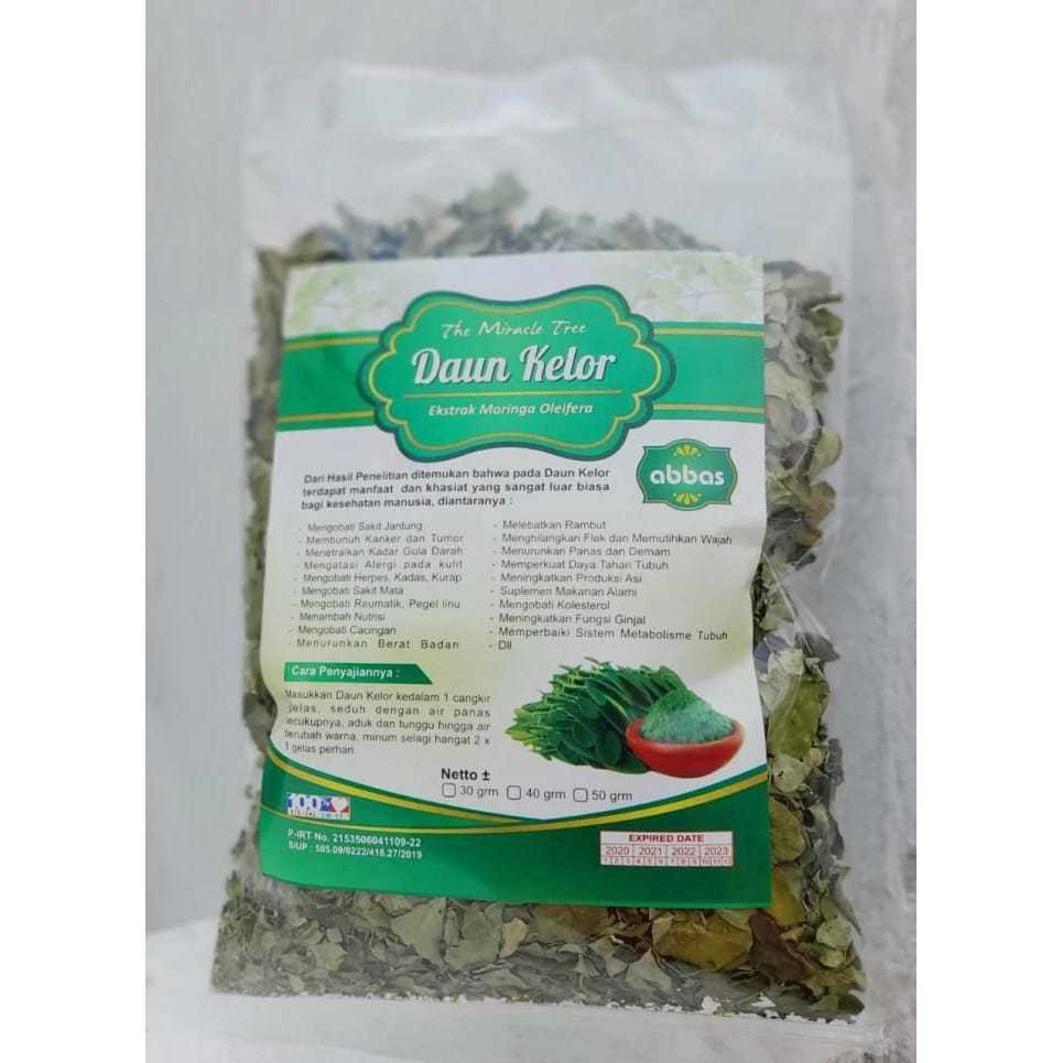 

Teh Kelor 30gr - daun kelor 30gr - Teh Daun kelor Kering