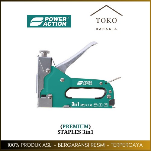 

Staples Tembak 3 in 1 (4-14mm) HD Stapler Gun Tacker Jok Motor Triplek