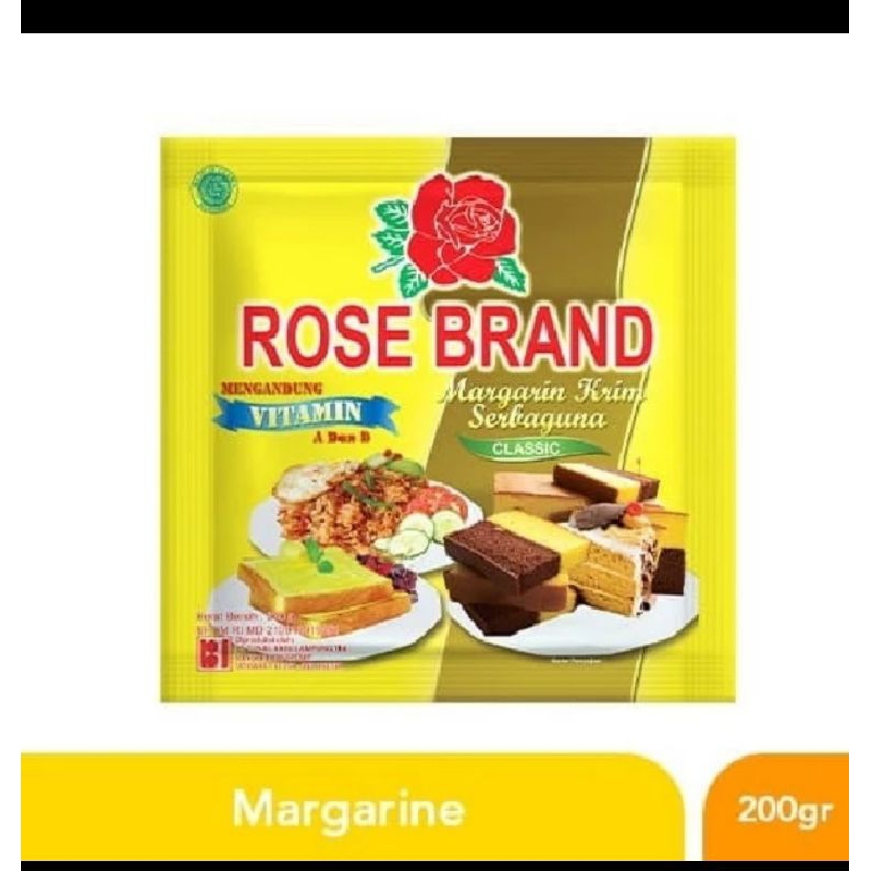 

rose brand margarine 200gr