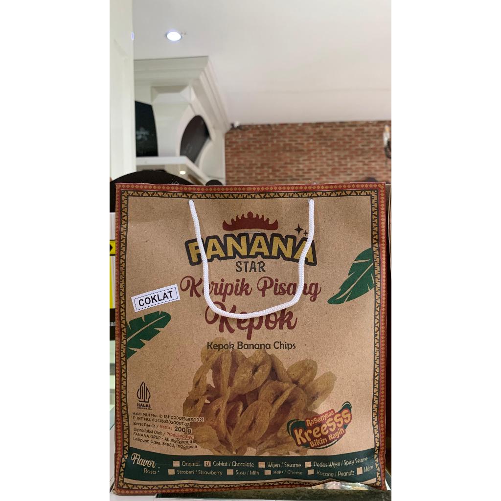 

Fanana Star Keripik Pisang Kepok (Coklat)